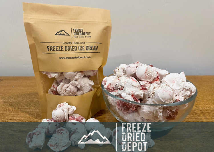 Freeze Dried Strawberry Ice Cream