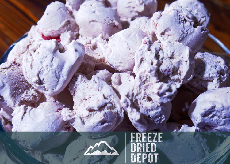 Freeze Dried Strawberry Ice Cream