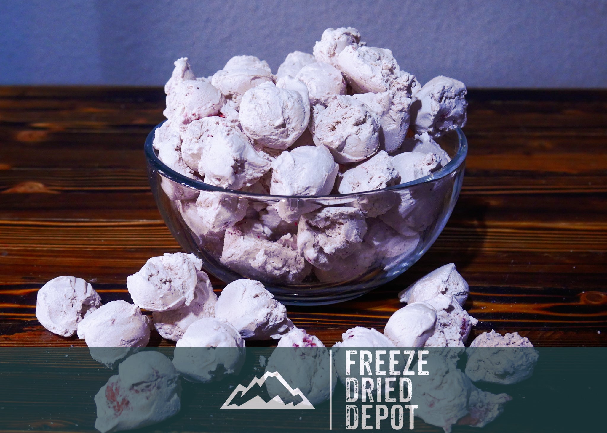 Freeze Dried Strawberry Ice Cream